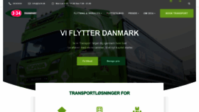 What 3x34.dk website looked like in 2022 (1 year ago)