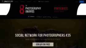 What 35photo.pro website looked like in 2023 (1 year ago)