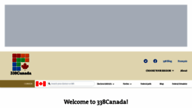 What 338canada.com website looked like in 2023 (1 year ago)