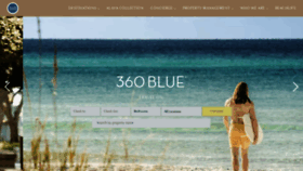What 360blue.com website looked like in 2023 (1 year ago)
