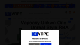 What 3fvape.com website looked like in 2023 (1 year ago)