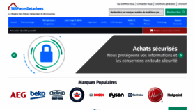 What 365piecesdetachees.fr website looked like in 2023 (1 year ago)