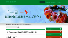 What 366flower.net website looked like in 2023 (This year)