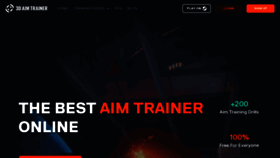 What 3daimtrainer.com website looked like in 2023 (This year)