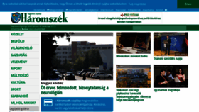 What 3szek.ro website looked like in 2023 (This year)