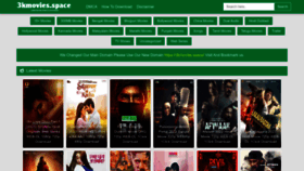 What 3kmovies.space website looked like in 2023 (This year)