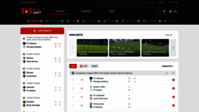 What 365livesport.mobi website looked like in 2023 (1 year ago)