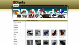 What 3dlenta.com website looked like in 2023 (This year)