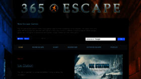 What 365escape.com website looked like in 2023 (This year)