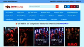 What 3ssrmovies.com website looked like in 2023 (This year)