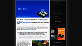 What 3ds-rom.com website looks like in 2024 