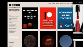What 3dtextures.me website looks like in 2024 