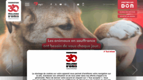 What 30millionsdamis.fr website looks like in 2024 
