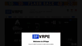 What 3fvape.com website looks like in 2024 