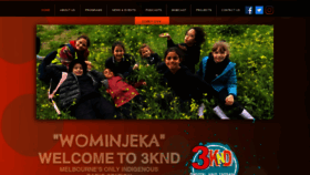 What 3knd.org.au website looks like in 2024 