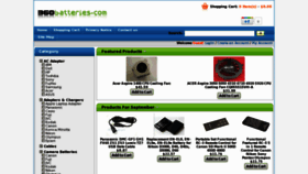 What 360batteries.com website looked like in 2011 (12 years ago)