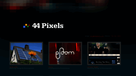 What 44pixels.com website looked like in 2011 (12 years ago)