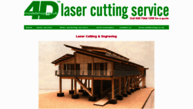What 4dlaser.co.uk website looked like in 2012 (12 years ago)