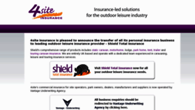 What 4siteinsurance.co.uk website looked like in 2012 (11 years ago)