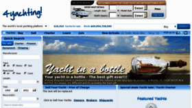 What 4yachting.com website looked like in 2012 (11 years ago)