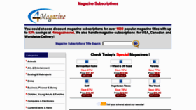 What 4magazines.net website looked like in 2012 (11 years ago)