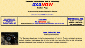 What 4x4now.com website looked like in 2013 (11 years ago)
