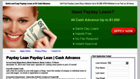 What 44-cash.com website looked like in 2013 (10 years ago)