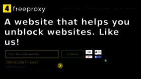 What 4freeproxy.com website looked like in 2013 (10 years ago)
