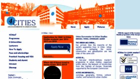 What 4cities.eu website looked like in 2013 (10 years ago)