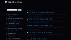 What 49ermike.com website looked like in 2014 (10 years ago)