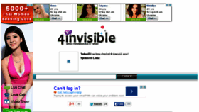 What 4invisible.com website looked like in 2014 (9 years ago)