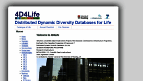 What 4d4life.eu website looked like in 2015 (9 years ago)