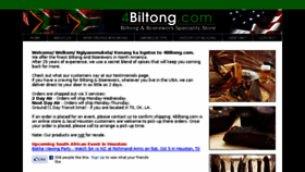 What 4biltong.com website looked like in 2015 (9 years ago)