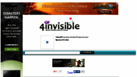 What 4invisible.com website looked like in 2015 (8 years ago)