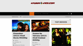 What 4funmovies.com website looked like in 2015 (8 years ago)