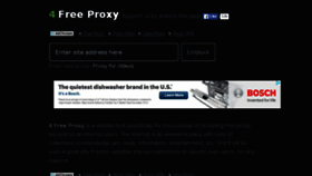What 4freeproxy.com website looked like in 2015 (8 years ago)
