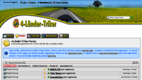 What 4-laender-triker-forum.de website looked like in 2016 (8 years ago)