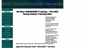 What 40-hour-hazwoper-training.com website looked like in 2016 (8 years ago)