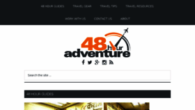 What 48houradventure.com website looked like in 2016 (8 years ago)
