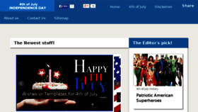 What 4thofjulyindependenceday.com website looked like in 2016 (8 years ago)