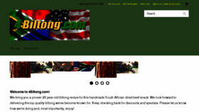 What 4biltong.com website looked like in 2016 (7 years ago)