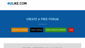 What 4ulike.com website looked like in 2016 (7 years ago)