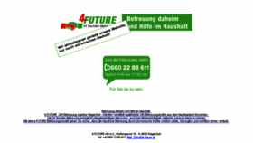 What 4future.at website looked like in 2016 (7 years ago)