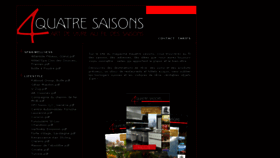 What 4quatresaisons.ch website looked like in 2016 (7 years ago)