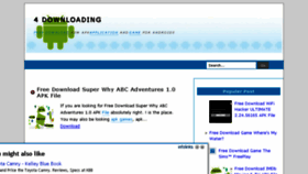 What 4-downloading.blogspot.com website looked like in 2016 (7 years ago)
