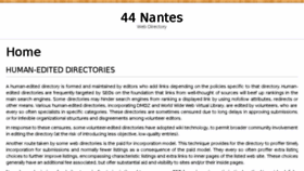 What 44-nantes.net website looked like in 2017 (7 years ago)