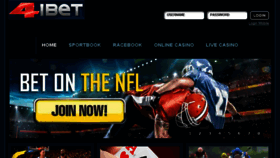 What 4ibet.com website looked like in 2017 (7 years ago)