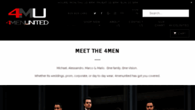 What 4menunited.com website looked like in 2017 (7 years ago)