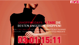 What 4shoppingdays.com website looked like in 2017 (7 years ago)