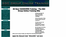 What 40-hour-hazwoper-training.com website looked like in 2017 (6 years ago)